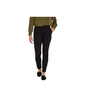 Banana Republic Womens Tapered Pull-On Pant, Black Size 12 Ponte Stretch